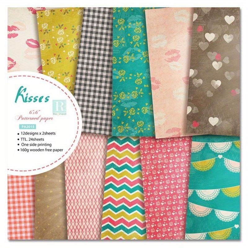 Art Craft Background - 24 Feuilles/Ensemble de Blocs de Papier