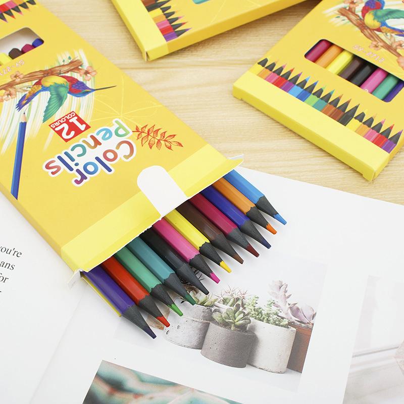 Colored Pencil Professional - Crayons de couleurs 24/36/48 pour enfants,