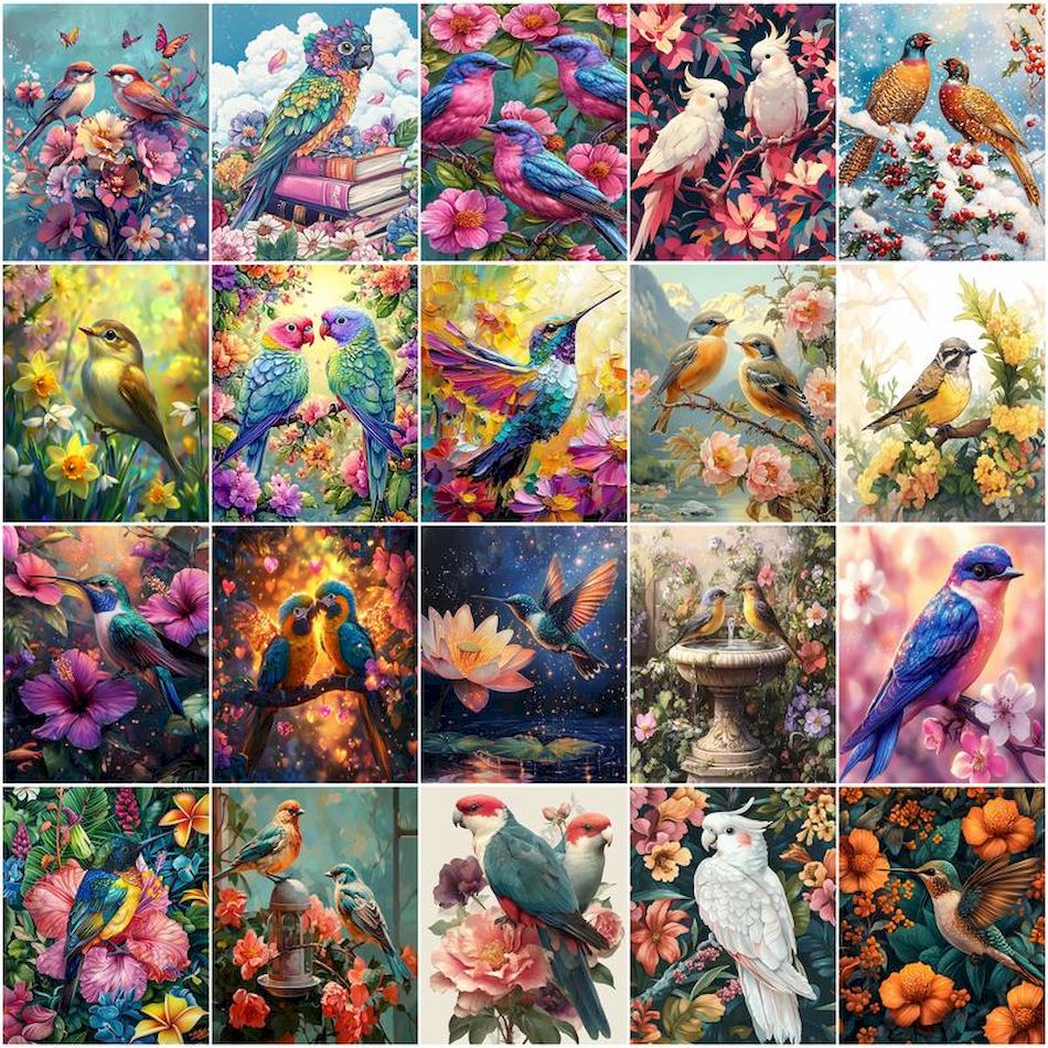 Art Craft Display - Gatyztoire – peinture par numéros, oiseau