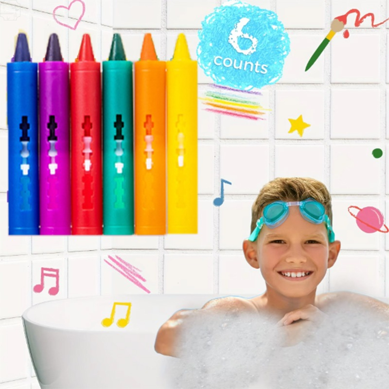 Art Craft For Toddlers - Kit de crayons de bain lavables