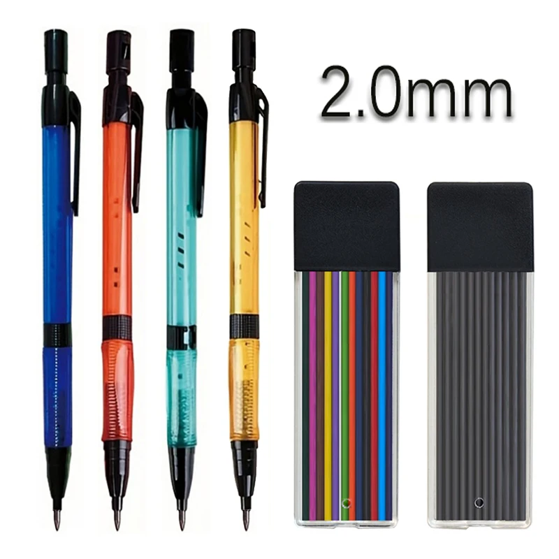 Staedtler Pencil Lumocolor - Crayon mécanique 4 couleurs 2.0mm, livré