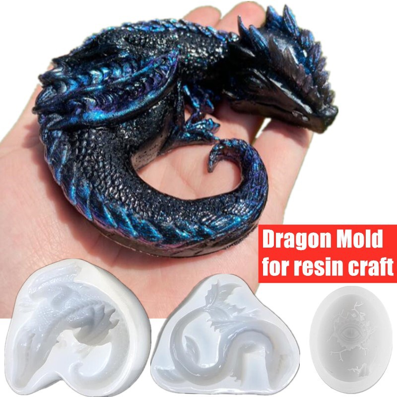 Art Craft Mirror - 3 Styles miroir Dragon endormi dinosaure