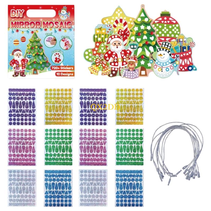 Art Craft Mirror - QX2D – feuille autocollante noël pour