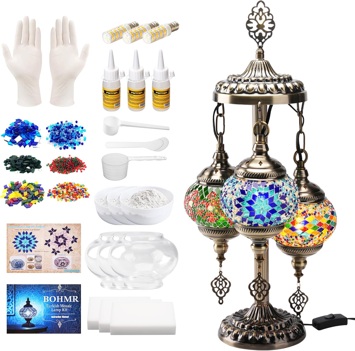 Art Craft Us - Kit de lampe turque en mosaïque