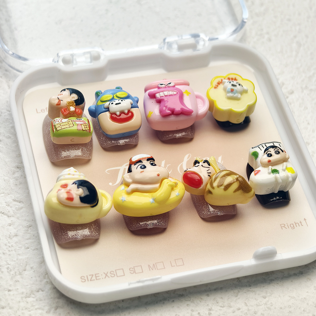 Art Craft Japan - Mini Crayons en résine Shin-chan, 20