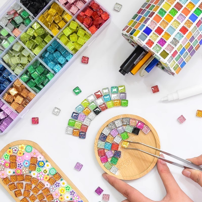 Art Craft Picture - Mosaïque de Charbon en Verre à