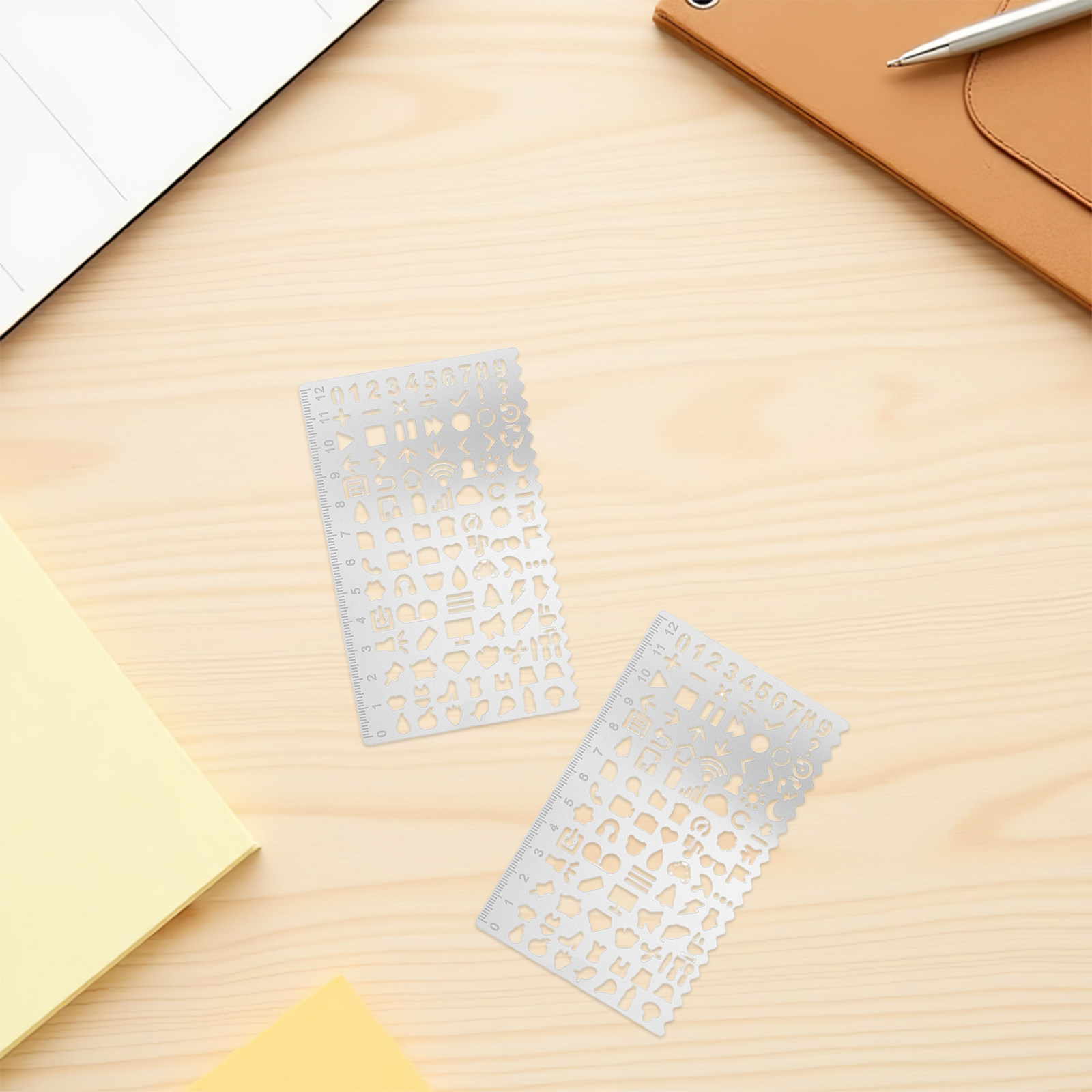 Art Craft Template - 5 pièces de règles géométriques en
