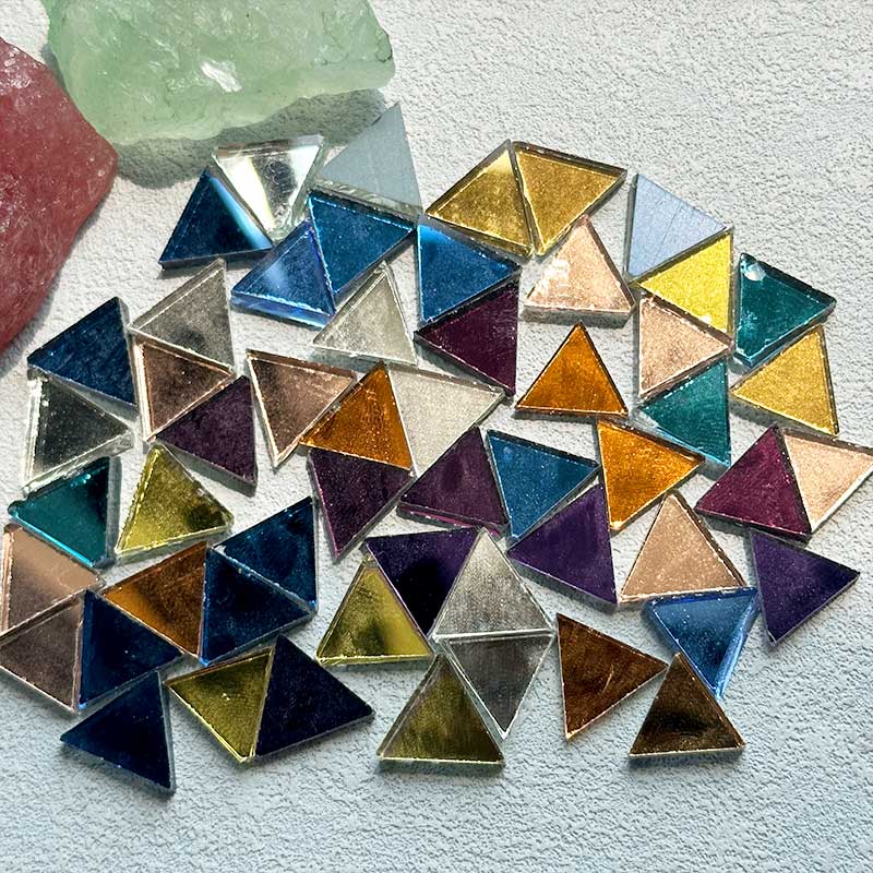 Art Craft Mirror - 100g Taobao Triangle miroir mosaïque carrelage