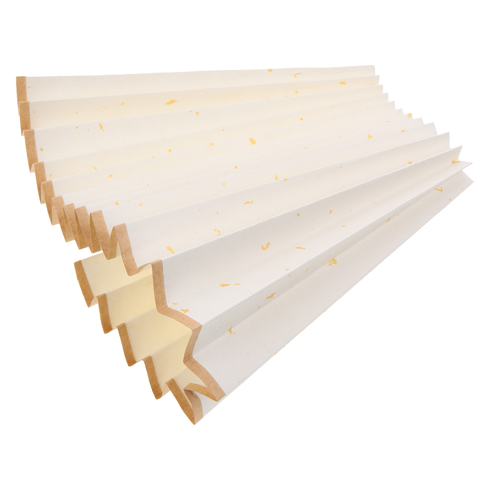 Art Craft Ideas With Paper - Éventail en papier vierge fait main,
