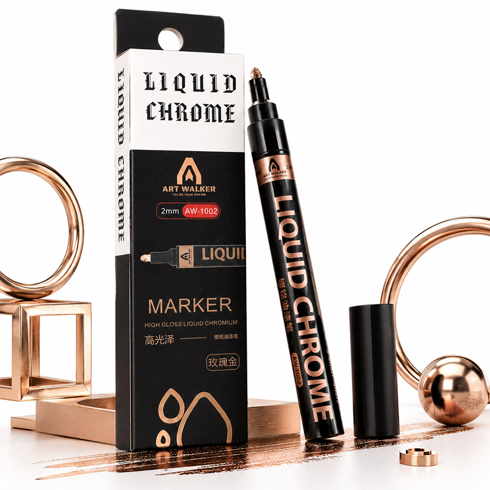 Art Craft Mirror - Marqueur Chrome Liquide 2mm Effet Miroir
