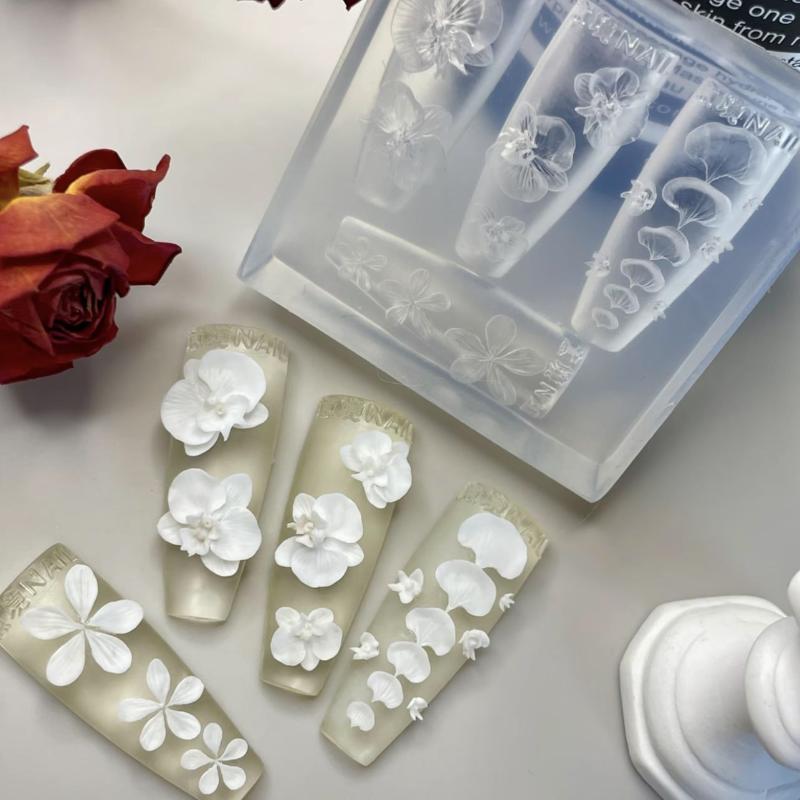 Art Craft Template - Moule à ongles en Silicone Transparent