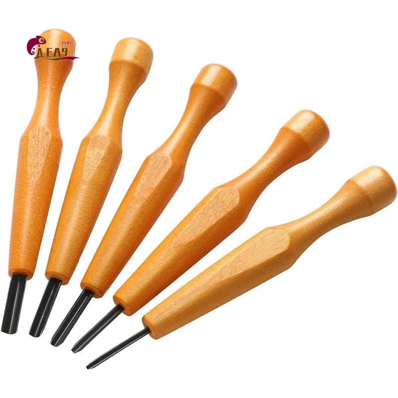 Linocut Carving Tool - Ensemble d'outils de sculpture AEA9-5 pièces