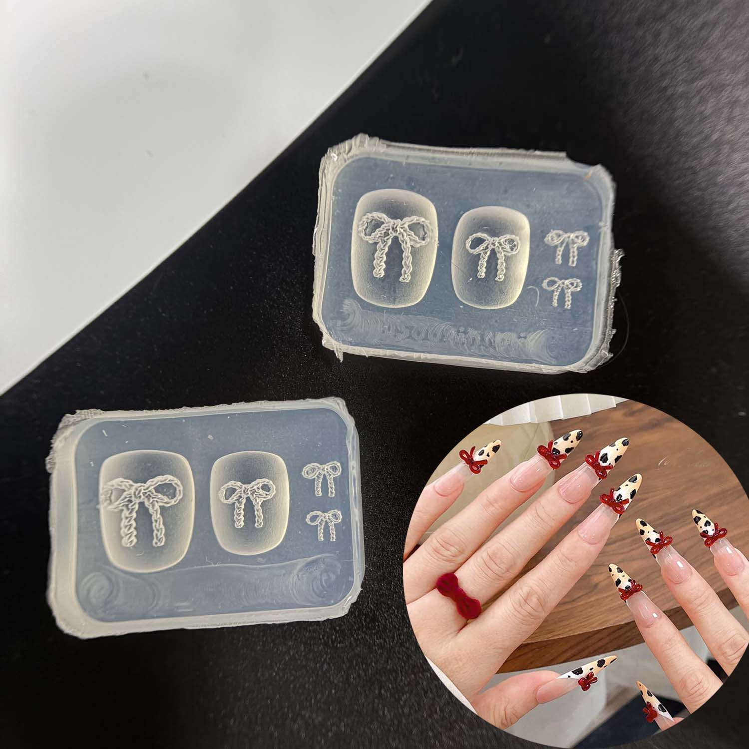 Art Craft Template - Moule en silicone 3D nœud papillon