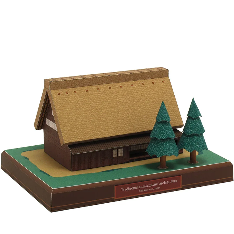 Art Craft Japan - Japon Cottage Gasshozukuri Mini 3D Papier