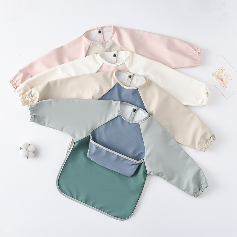 Bavoirs en PU à manches longue - Art Craft For Toddlers avis et prix
