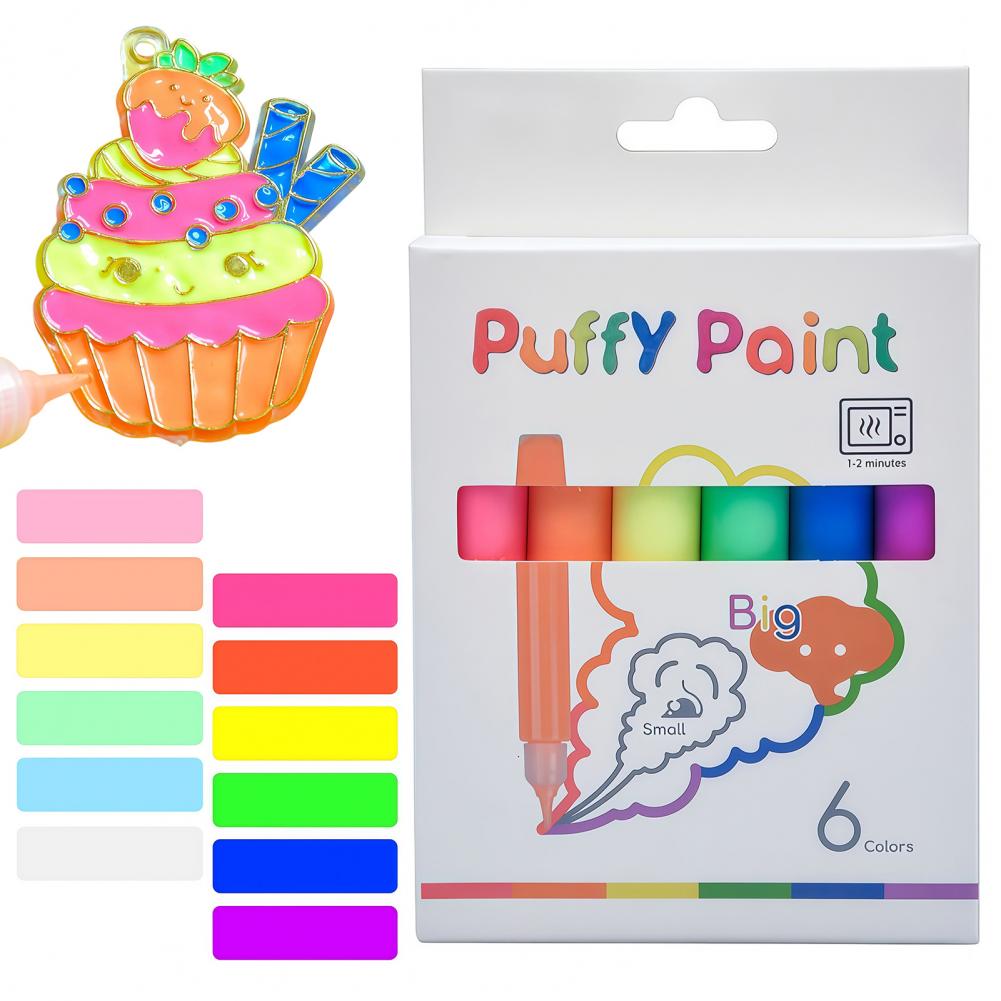 Stylos à effet popcorn 6 coule - Craft And Art Difference avis et prix