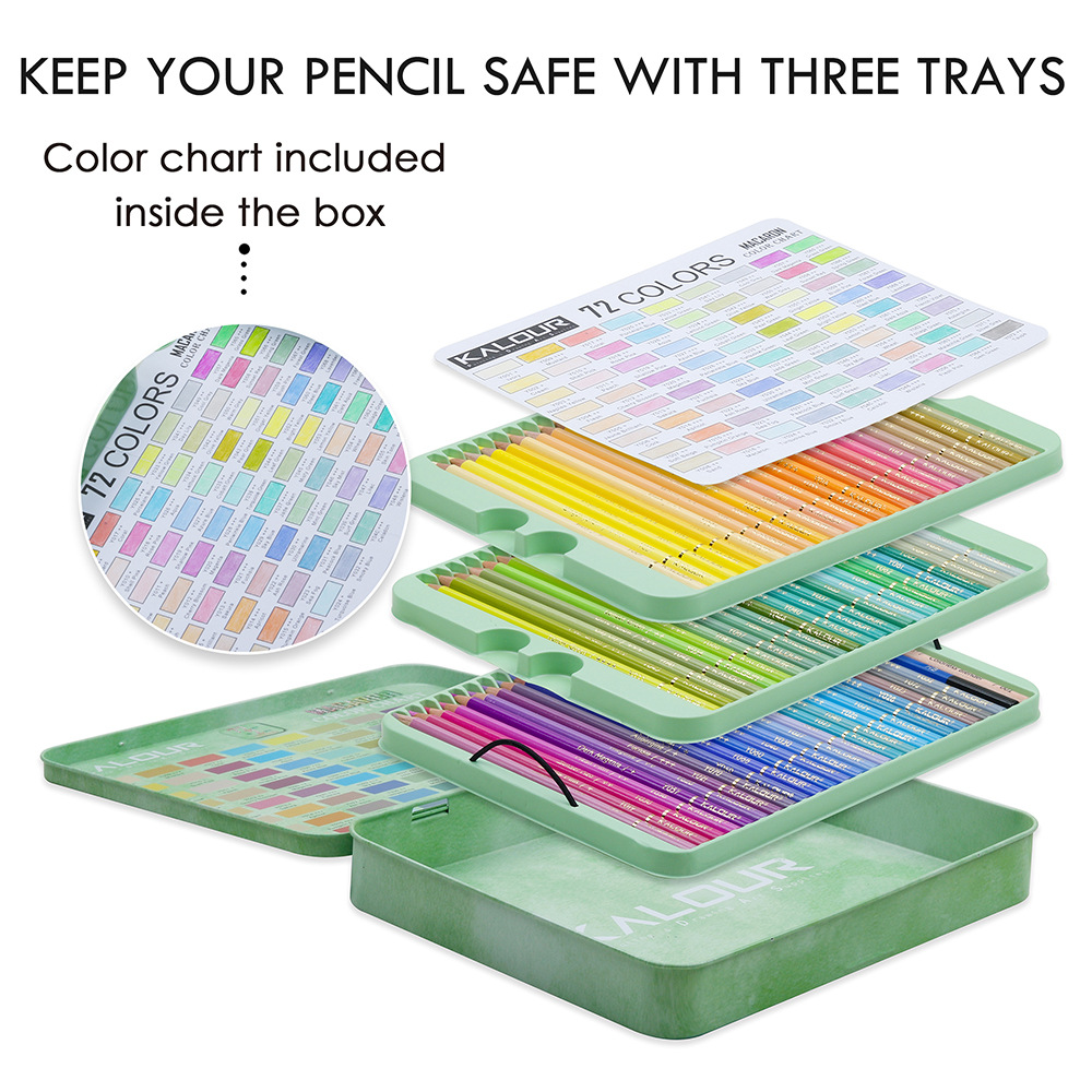 Crayons de couleur Macarons, 7 - Colored Pencil Professional avis et prix