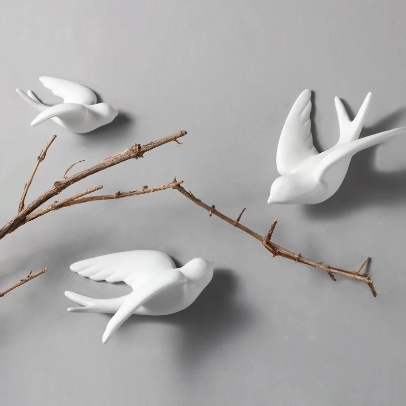 Mur d'oiseaux en céramique cré - Art Craft Background avis et prix
