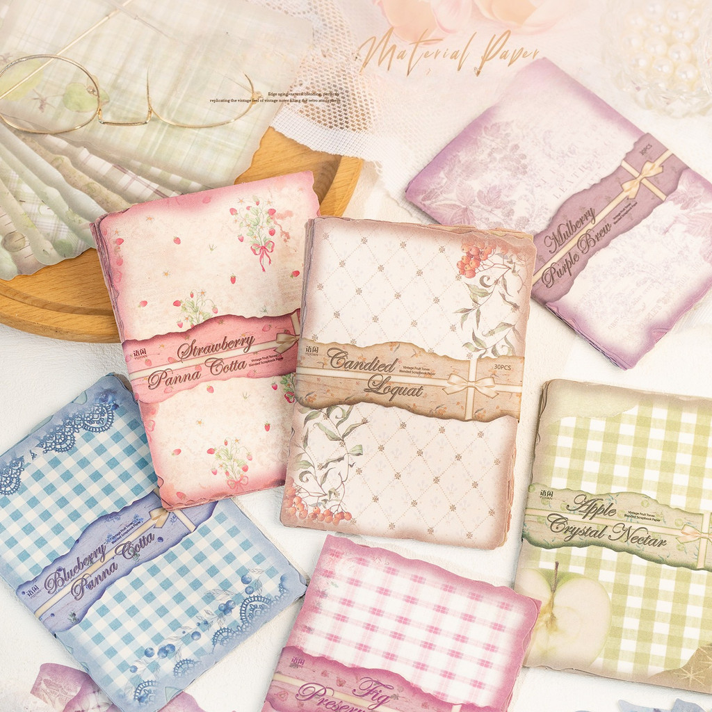 30 feuilles de papier vintage  - Art Craft Background avis et prix