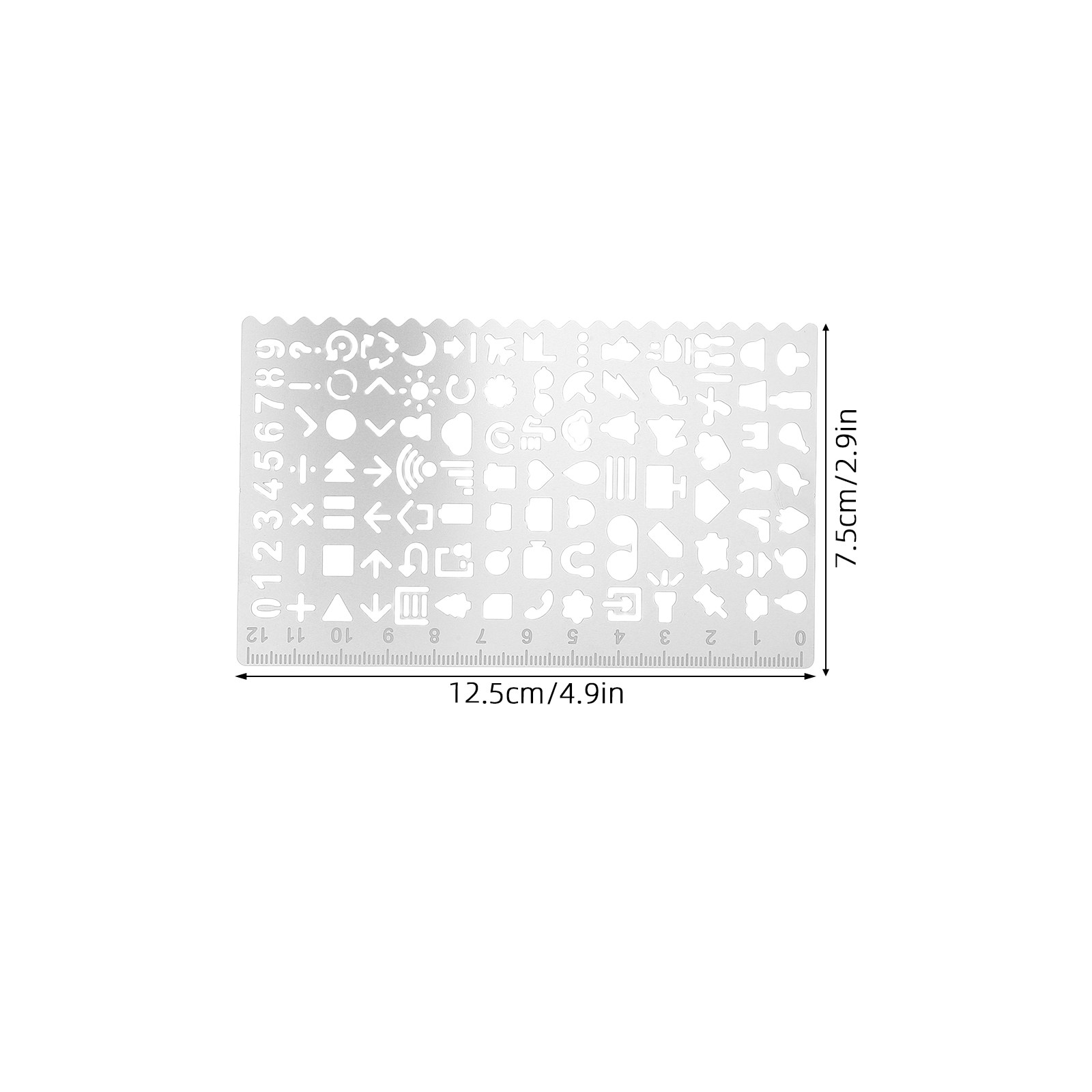 5 pièces de règles géométrique - Art Craft Template avis et prix