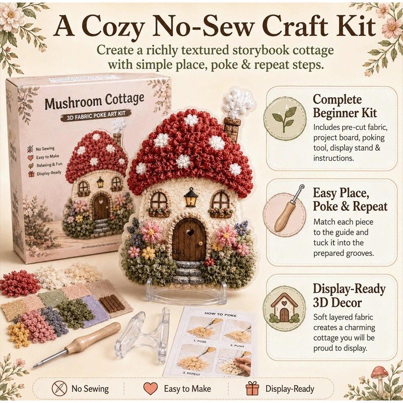 Kit de Poke Art en Tissu 3D -  - Art Craft Display avis et prix