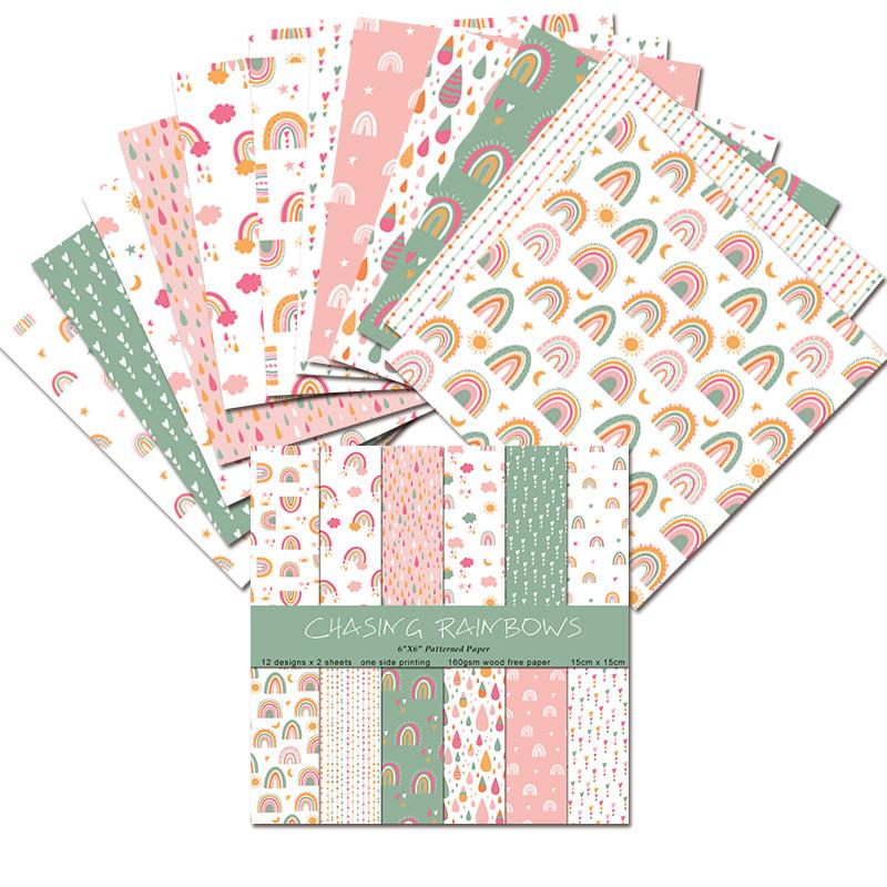24 feuilles/lot de blocs de pa - Art Craft Background avis et prix