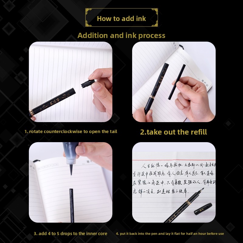 Lot de 4 stylos marqueurs de c - Calligraphy Pen Set avis et prix