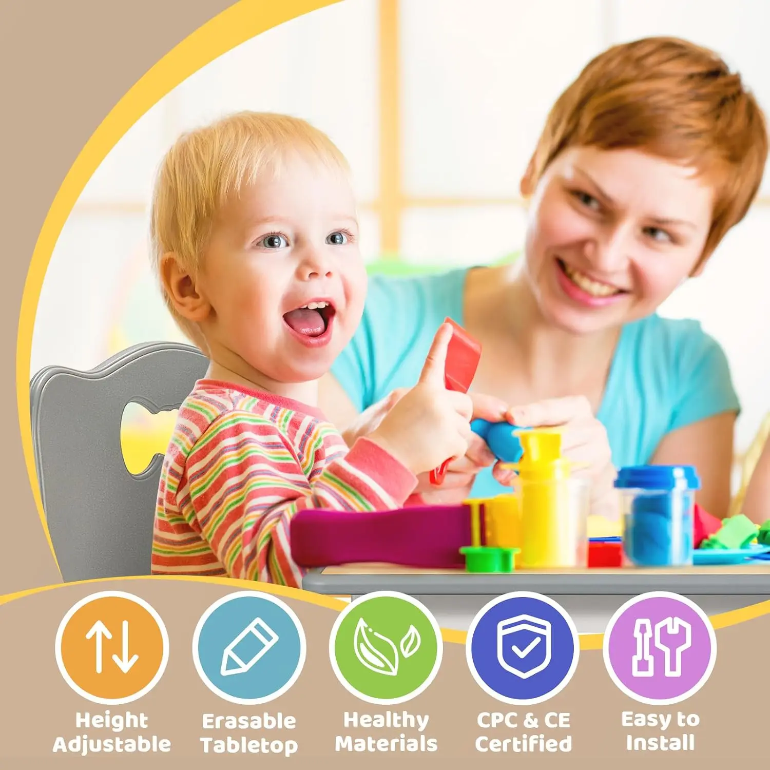 Ensemble de table et 4 chaises - Art Craft For Toddlers avis et prix
