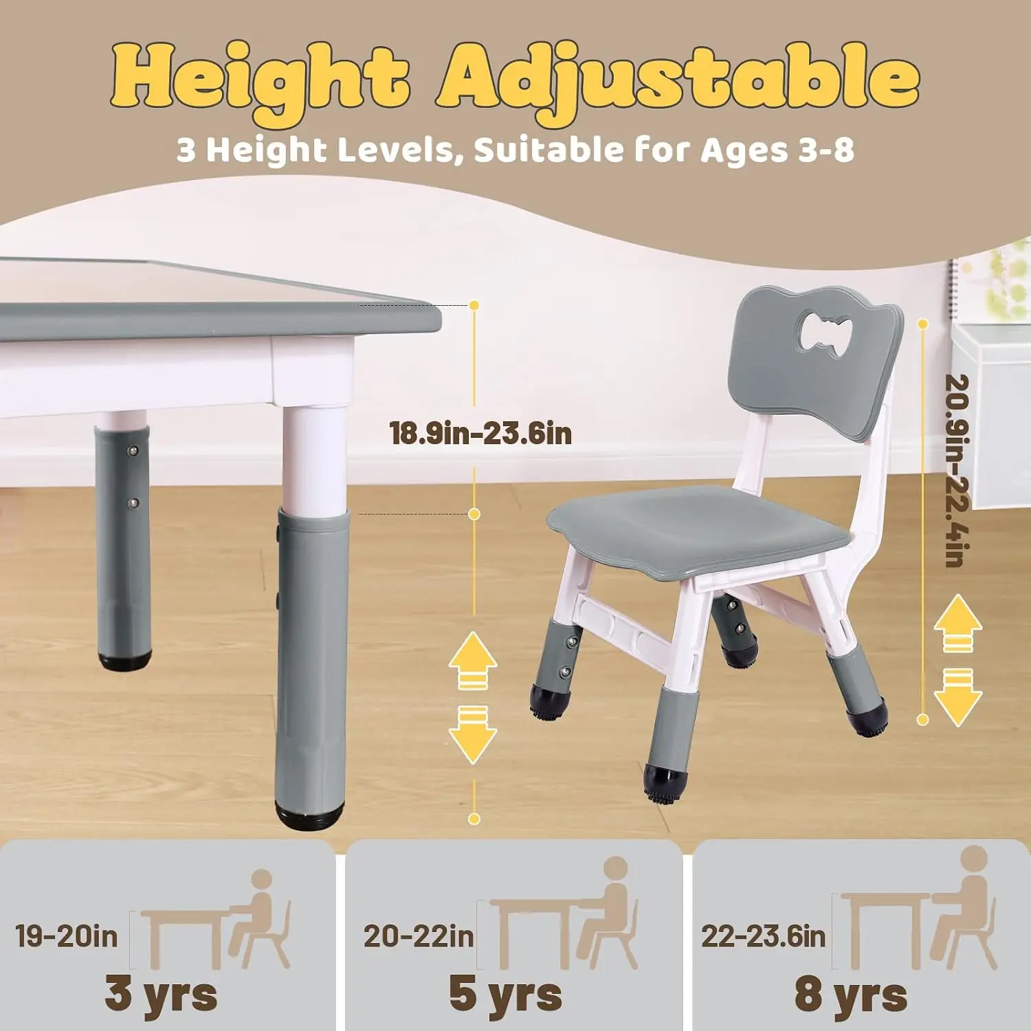 Ensemble de table et 4 chaises - Art Craft For Toddlers avis et prix