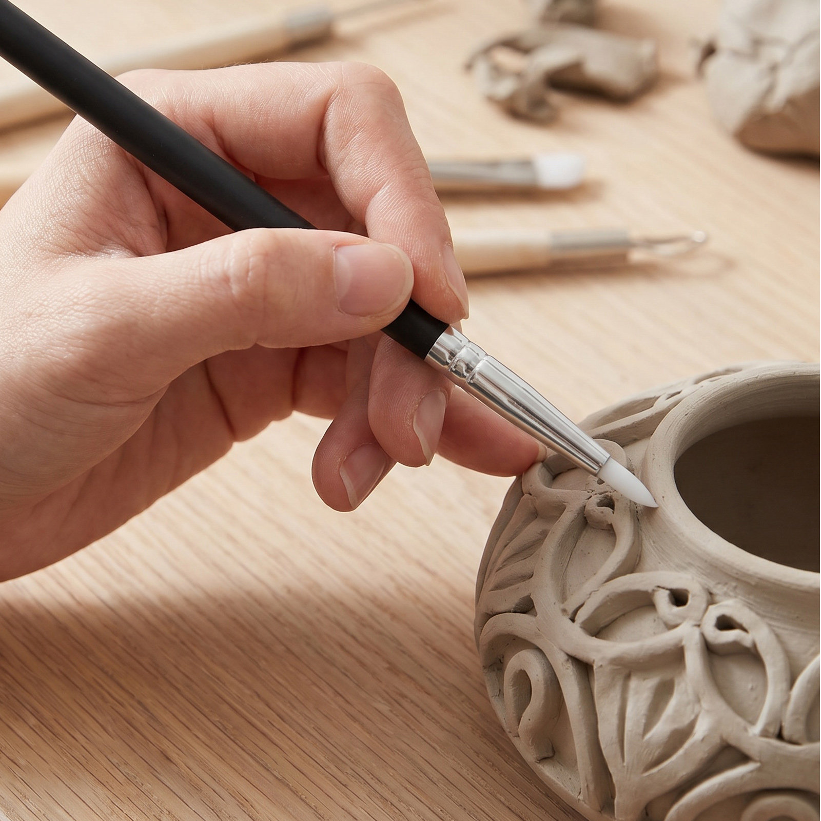 8 pinceaux de modelage en sili - Craft And Art Difference avis et prix