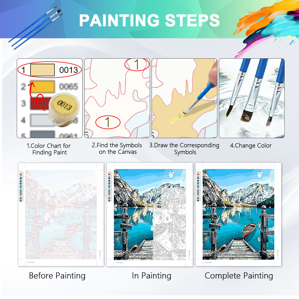 HUACAN Peinture à l'huile DIY  - Art Craft Picture avis et prix