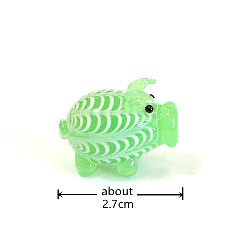 Figurine de cochon en verre de - Craft And Art Difference avis et prix
