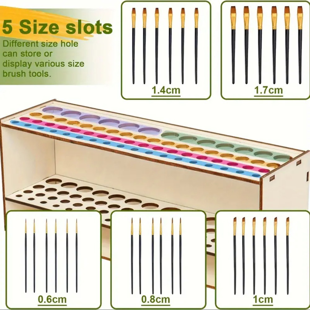 Porte-brosse en bois à 67 fent - Art Craft Japan avis et prix